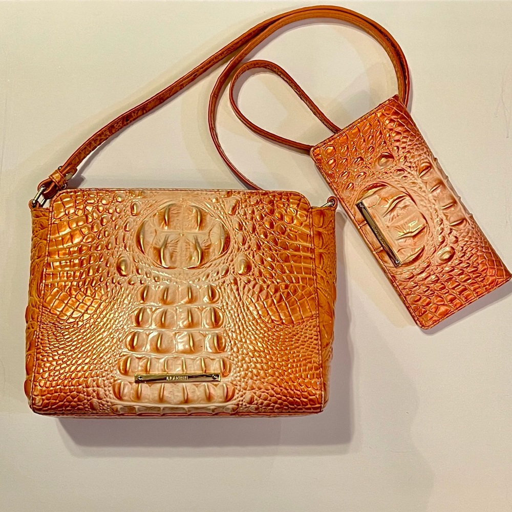 👜BRAHMIN Melbourne Collection       Lorelei Shoulder Bag & Wallet Set